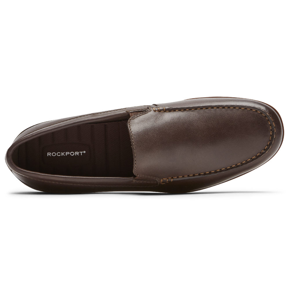 Rockport Slip-On For Mens Dark Brown - Malcom Venetian - KI4981236